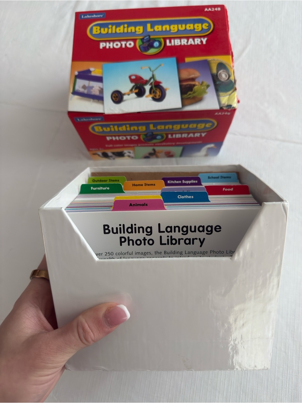 Lakeshore Building Language Photo Library Learning Cards - Picture 3 of 6